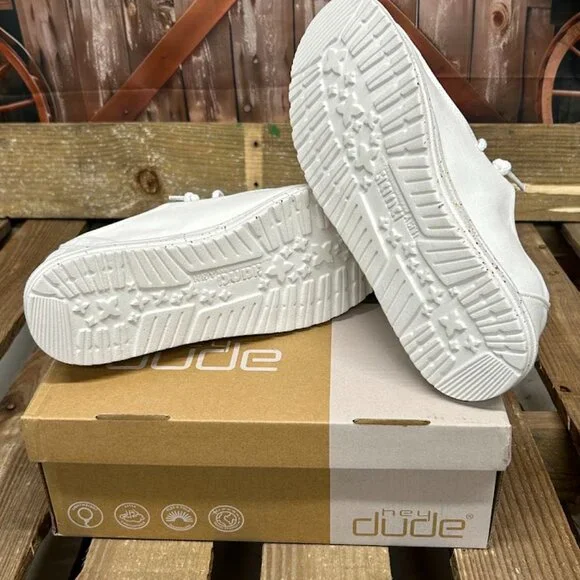 Women's Hey Dude Wendy Boho Distressed Azca Shoe Size 12 - Picture 6 of 6